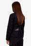 Prada Sport Black Wool Belted Jacket Size S