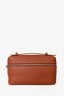 Loro Piana Brown Leather Extra Pocket L27 Top Handle Bag