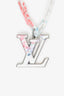Louis Vuitton x Virgil Abloh 21SS White Ceramic LV Pastel Necklace
