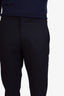 Loro Piana Navy Virgin Wool Straight Leg Pants Size 50 Mens