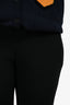 Stella McCartney Black Cinched Waist Tapered Pants Size 44