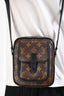 Louis Vuitton 2021 Black Monogram Macassar Christopher Wearable Crossbody Wallet Bag