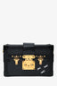 Louis Vuitton Black Epi Leather Petite Malle Clutch with Strap GHW