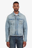 Louis Vuitton 2025 Blue Denim Trucker Jacket Size 52 Mens