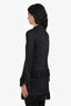 Missoni Black Knit Fringe Cardigan Size 38