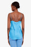 Cinq a Sept Blue Silk Crystal Embellished Camisole Top Size S