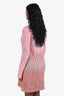 Missoni Pink/Beige Wool Knit Sweater Dress with Slip Size 40