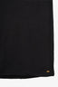 Saint Laurent Black Wool Silk Jacquard Cheetah Scarf
