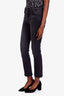 Frame Grey Denim High Waisted 'Le Mini Boot' Jeans Size 28