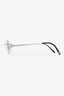 Cartier Silver Frame Signature C de Cartier Glasses