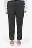 Etro Black/Grey Printed Trousers Size 48