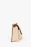 Saint Laurent 2023 White Jacquard Knit Small Niki Shoulder Bag
