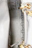 Christian Dior 2016 Pearl Grey Cannage Lambskin Mini Lady Dior with Chain