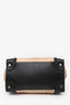 Celine Black/Brown Leather Python Embossed Luggage Tote