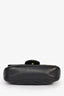 Gucci Black Chevron Leather Super Mini Marmont Crossbody