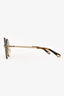 Chloe Brown Wavy '143S' Sunglasses