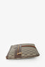Gucci Brown GG Supreme Monogram Large Ophidia Pouch Clutch