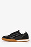 Hermès Black Leather and Suede H Sneakers Size 37.5