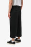 Comme des Garcons Black Wool Drop Crotch Pants Size S