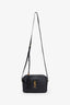 Saint Laurent Black Leather Lou Monogram Camera Bag