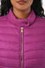 Moncler Purple Cashmere 'Actea Giubbotto' Light Jacket Size 0