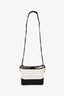Pre-loved Chanel™ 2018 Black/White Calfskin Medium 'Gabrielle' Bag