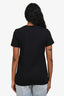 Max Mara Black Logo Short Sleeve T-Shirt Size S