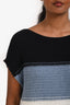 Lafayette 148 Blue Knit Oversized Sweater Size XS