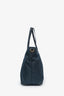 Prada Teal Re-Nylon Saffiano Re-Edition Two Way Tote Bag with Strap