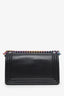 Pre-loved Chanel™ 2017-2018 Black Lambskin LED Medium Boy Bag