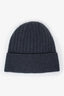 Gucci Grey Wool Logo Patch Knit Beanie Size S