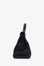 Hermès 2008 Black Togo Crocodile Retourne Kelly 32 Touch With SHW