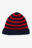 Gucci Navy/Red Wool Bee Beanie