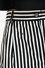 Pre-loved Chanel™ 2025 Black/White CC Striped Embellished Shorts Size 40