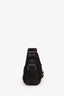 Saint Laurent Black Pony Hair Leather Buckle Shoulder Bag