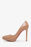 Christian Louboutin Beige Patent Leather Platform Heels Size 37