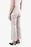 Fabiana Filipi Light Grey Wool Trousers Size 40