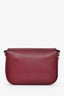 Gucci Burgundy Leather Horsebit 1955 Mini Arabella Bag