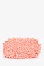 Bottega Veneta Pink Fuzzy 'Chenille' Teen Pouch Bag