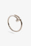 Cartier 18K White Gold Juste Un Clou Small Model Ring Size 55