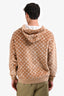 Louis Vuitton Brown Velvet Monogram 2010s Hoodie Size M Men's