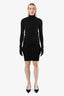 Balmain Black Button Details Mini Skirt Size 40