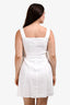 Theory White Linen Blend Mini Dress Size 6