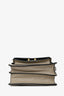 Marni Black/Beige Soft Leather Mini Trunk Crossbody