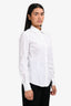 Dolce & Gabbana White Cotton Buttoned Cuff Shirt Size 42