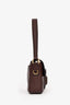 Miu Miu Dark Brown Leather Penny Shoulder Bag