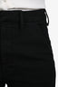 Mother Black Denim The Roller Prep Heel Jeans Size 28