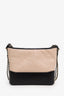 Pre-loved Chanel™ 2019-2020 Nude/Black Quilted Calfskin Medium 'Gabrielle' Crossbody Bag