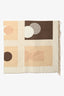 Hermès Cream/Tan Wool Cashmere Blend 'Les Objets du Faubourg' Blanket
