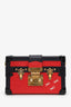 Louis Vuitton Red Epi Leather 'Petit Malle' with Strap